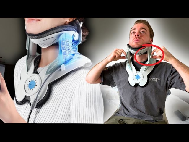 Cervical Neck Traction Device Review – Electric Air Pump Inflatable Stretcher for Pain Relief