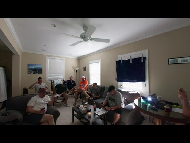 [VR180 4K] Auction Pick #1 - Fantasy Football 2022 (Crofton All Stars)