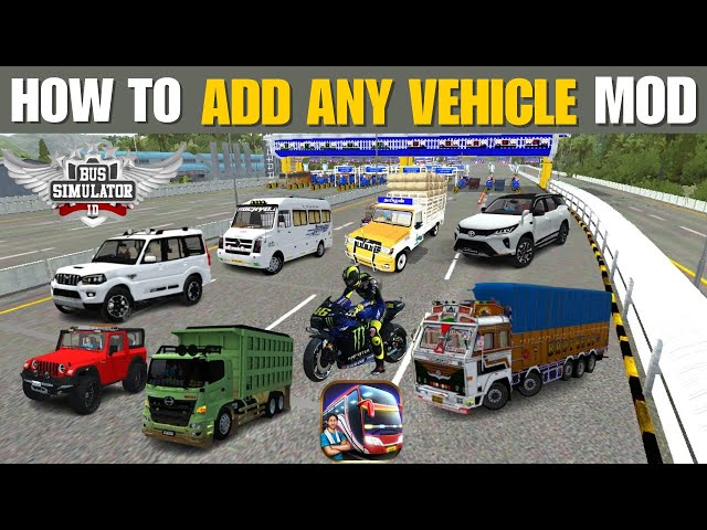 How to Install Any Vehicle Mod in Bus Simulator Indonesia🔥