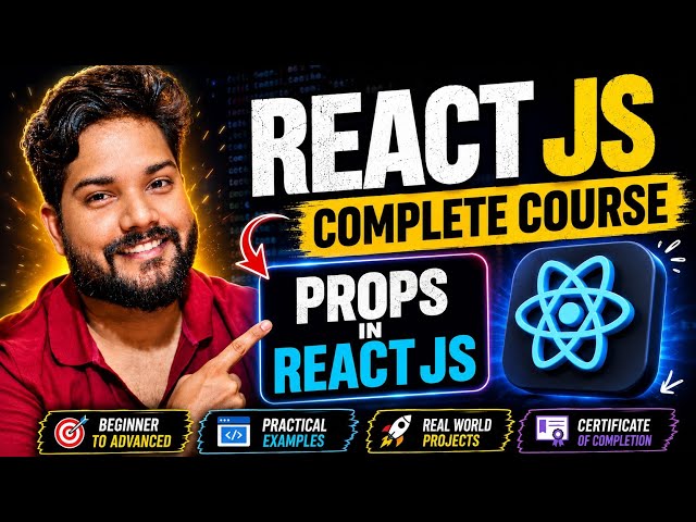 React JS Tutorial for Beginners to Advanced  | Part -12 | Complete Course 2026 #reactjs #reaction
