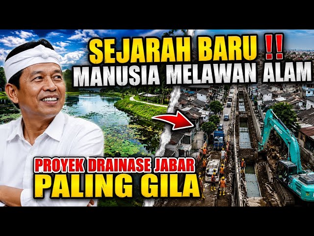 INCREDIBLE DEDI MULYADI‼️THE AREA THAT USED TO BE PRONE TO FLOODING HAS TRANSFORMED, WEST JAVA DR...