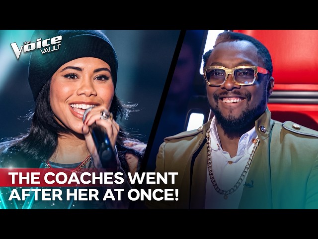 She Sang RIHANNA And Three Coaches Fought To Get Her! | The Voice