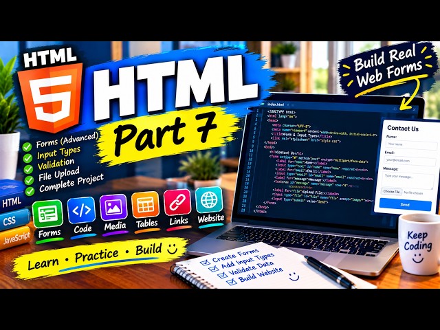 Part7 HTML & CSS for beginners (build a simple website with HTML/CSS)