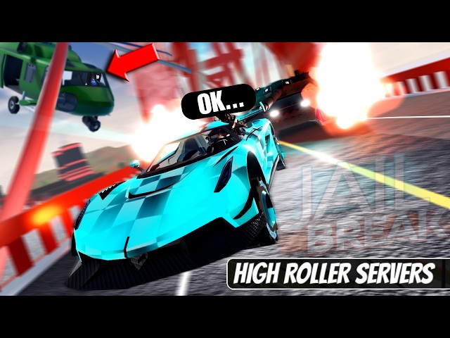 Insane Hypershift Grinding in a High Roller Server | Roblox Jailbreak
