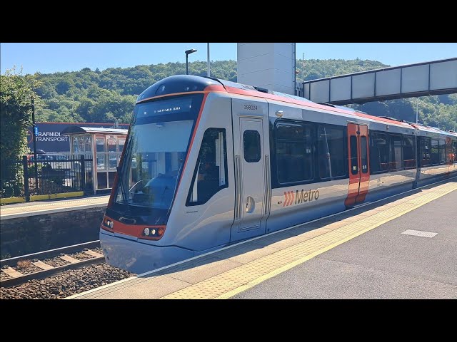 Riding A TfW (Transport for Wales) Class 398024 To Taffs Well