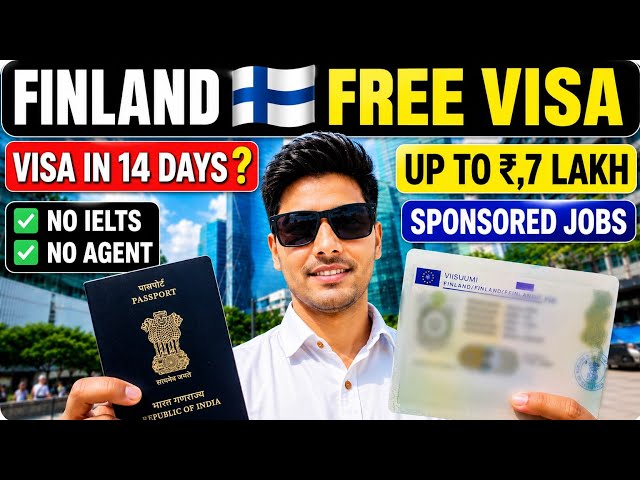 Finland 🇫🇮 Free Work Visa 2027 | No IELTS | High Salary | sponsored jobs 