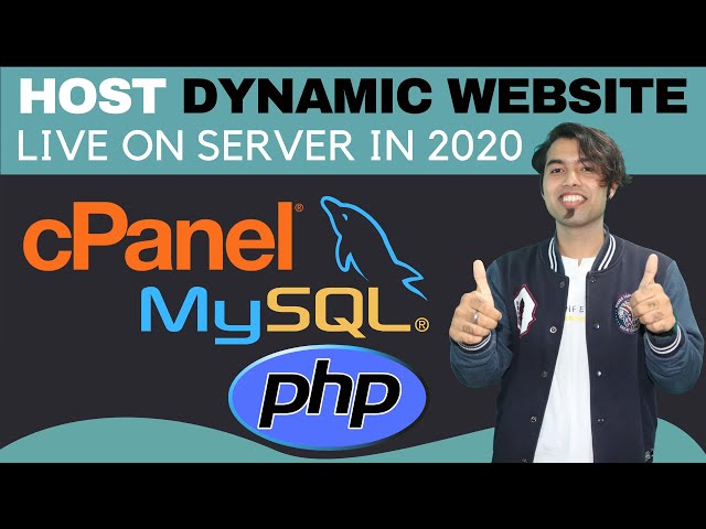 Host a Dynamic PHP Website with MySQL Database on Server using Cpanel in Hindi in 2020