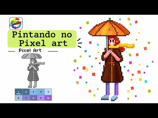 🎨  Pintando no Pixel Art / Arte Digital #jogo 
