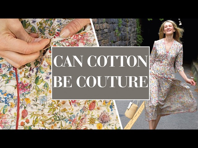Sewing a Couture Summer Dress in Liberty Tana Lawn | Wild Flowers of My Childhood