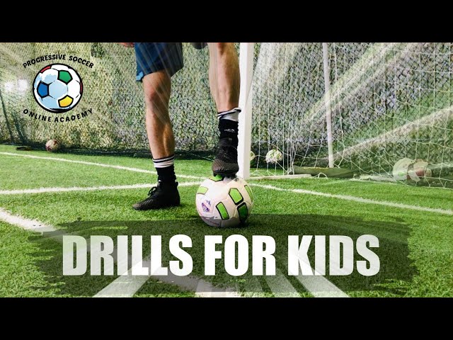 Best Football Drills For Kids | Do By Yourself Without Equipment For 5 Year Olds - 10 Year Olds