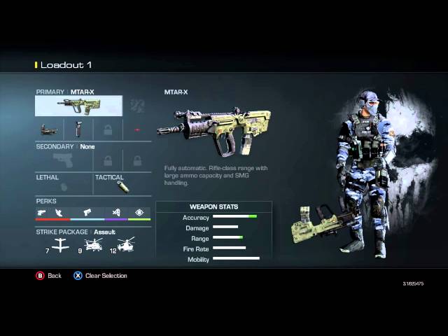 CoD Ghosts: Competitive Classes