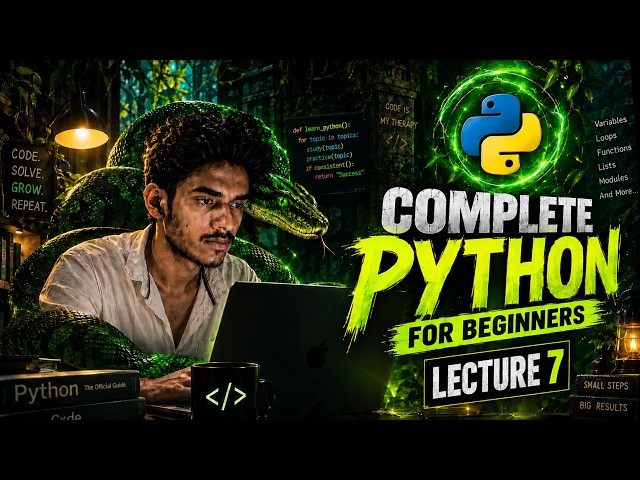 Complete Python For Beginners 🔥| Lecture 7 Files Handling, Exception Handling and Regular Expression