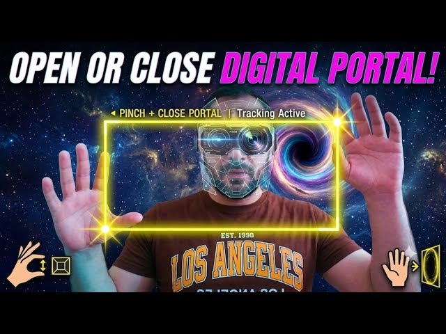 I Built an Invisible Portal Using Computer Vision | OpenCV + JavaScript