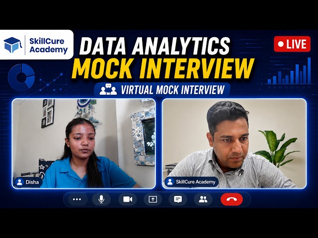 Data Analytics Mock Interview for Beginners | Freshers & Career Switchers (Full Session).