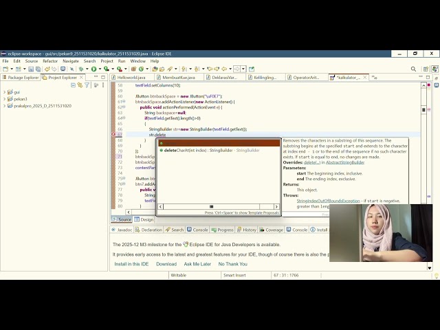 Pembuatan  Calculator GUI di Java Menggunakan  Eclipse