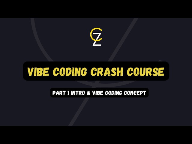 Part 1 Intro & Vibe coding concepts - Codezeta