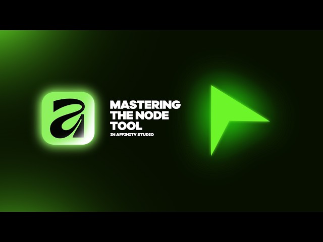 How to use the NODE tool in affinity studio