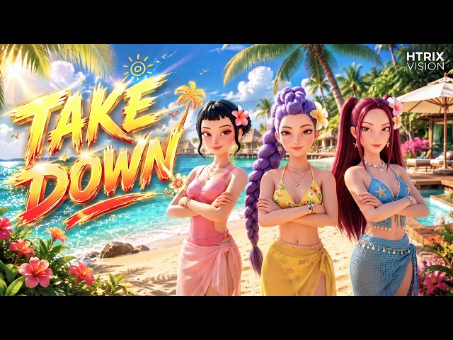 "Takedown" Summer Version | KPop Demon Hunters | Animated Fanmade Video