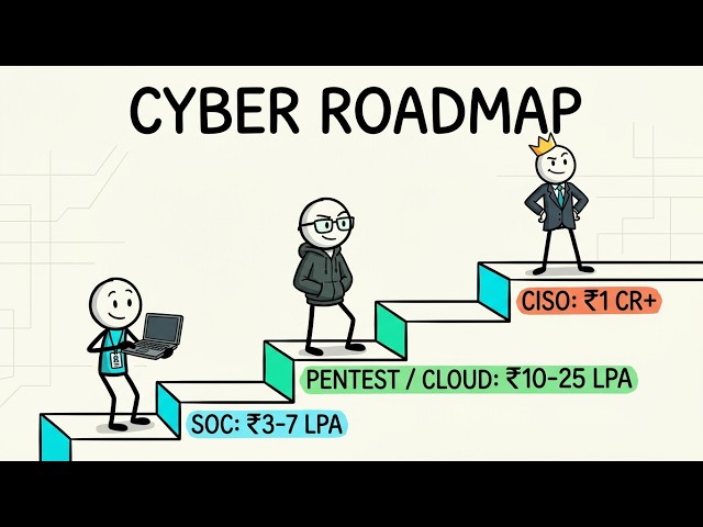 Cybersecurity Career Roadmap 2026/27 | Beginner to CISO