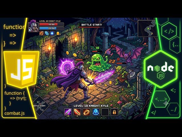 Building a Tibia-Inspired RPG in Pure Node.js