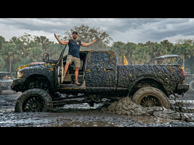 Show Truck vs Deepest Mud Bog...
