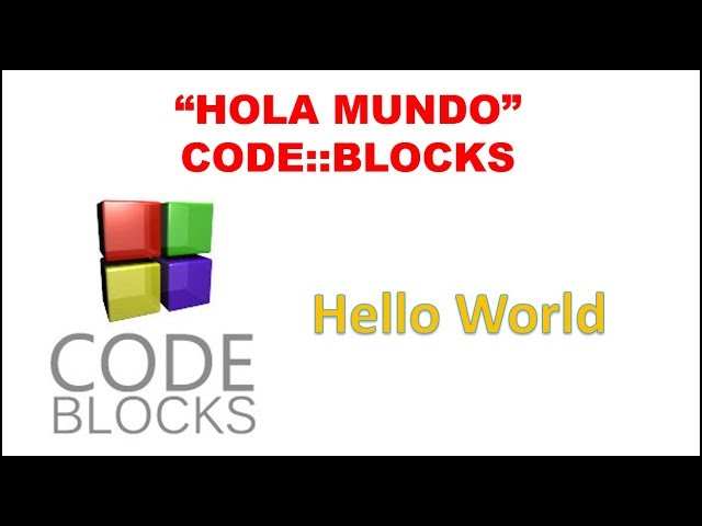 HELLO WORLD C LANGUAGE CODE BLOCKS