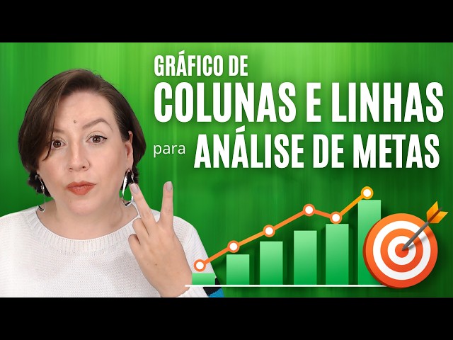 Column and line chart for goal analysis