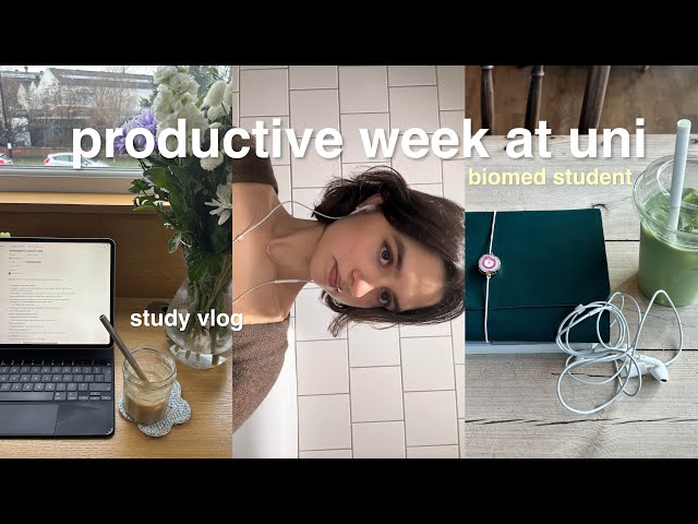 a very PRODUCTIVE week at uni | study vlog  