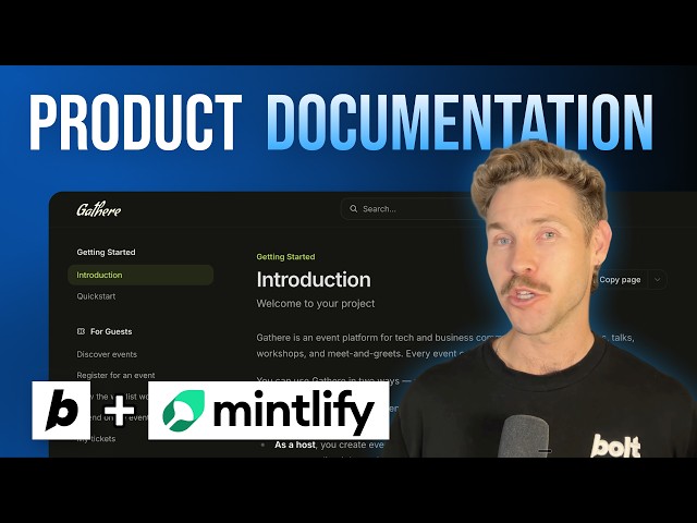 Create Documentation for Your Website Using the Bolt.new Agent and Mintlify
