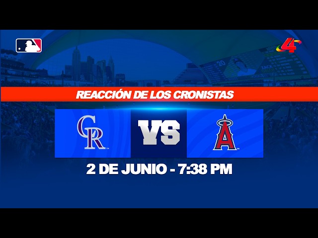 🔴EN VIVO | Rockies 🆚  Ángeles ⚾🔥 - MLB 2026 (Reacción de narradores )