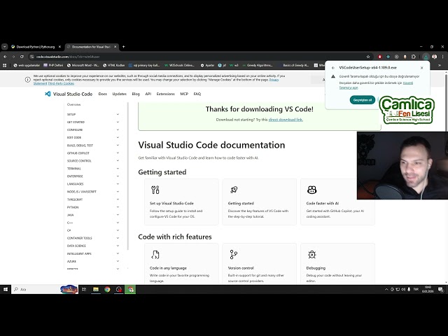 Python Visual Studio Code Kurulum İlk Proje #Ders1  [4.Sınıf ve Üzeri Uygun]