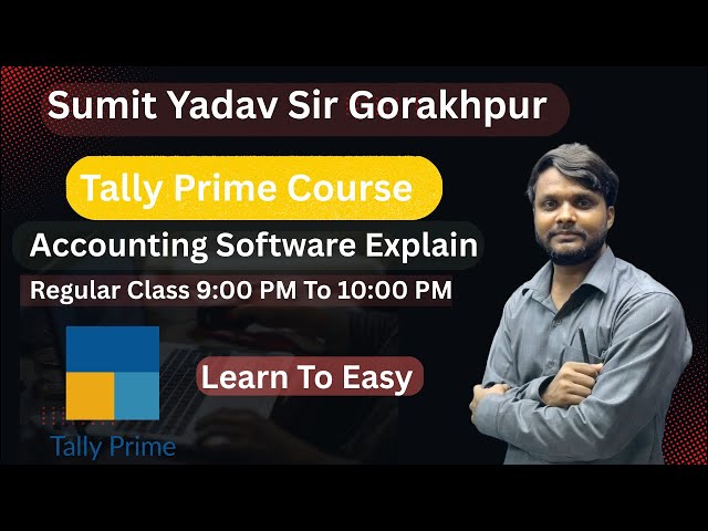 Part 11 Tally Prime Course | Bright Computer Institute | Sumit Yadav Sir