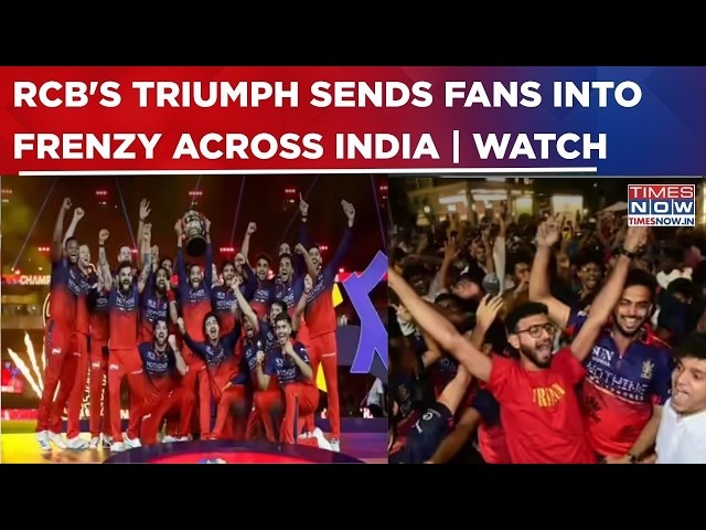 RCB Fans Erupt In Celebration As Bengaluru Clinch Back-To-Back IPL Titles | WATCH | Latest Updates