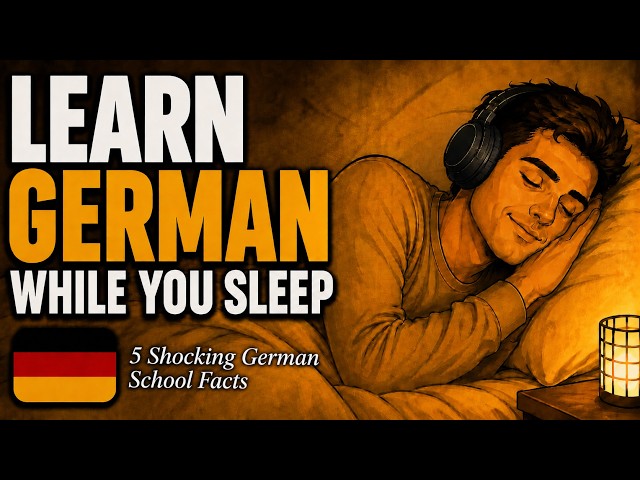 Learn German While You Sleep | How to learn German effectively: 5 Shocking German School Facts