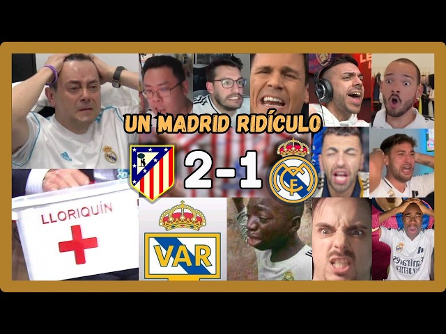 🤣🔥LOS MEJORES LLOROS MADRIDISTAS EN EL ATLÉTICO 2 REAL MADRID 1 (EL REAL MADRID DA PENA)