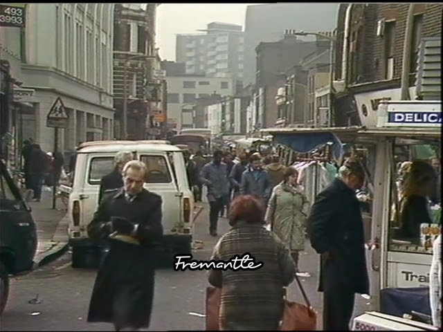 1980s London | Lower Marsh | Spur Road | Market | Waterloo Station | London | Steet Market