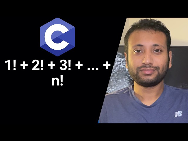 C Programming Tutorial 5.135: Sum of Factorial Series