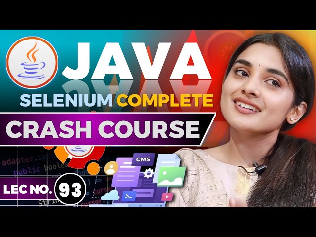 Java Automation Testing & Selenium Tutorial For beginners | Java full course in Marathi | Part 93