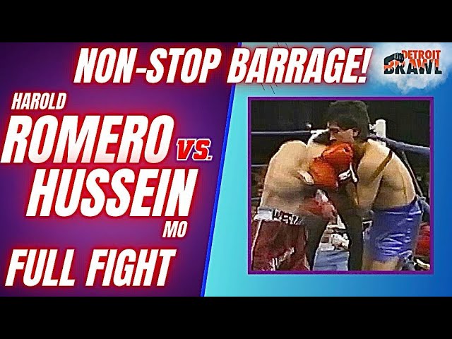 NON-STOP BARRAGE! Harold Romero vs Mo Hussein FULL FIGHT