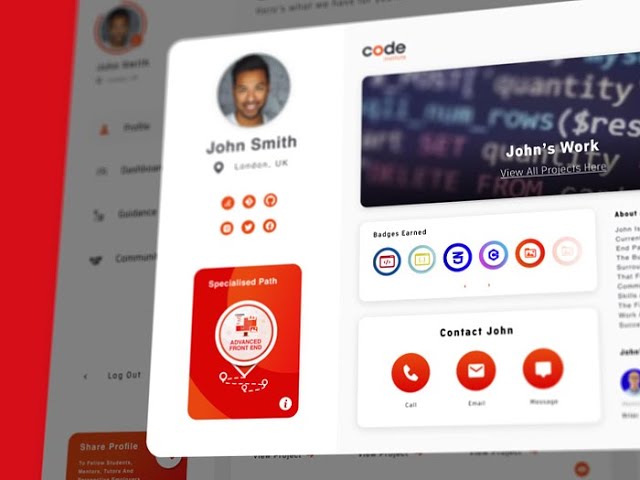 Code Institute - Sharing a Profile