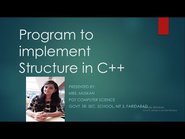 LECTURE 5 | PRACTICAL 3 | PROGRAM TO IMPLEMENT A STRUCTURE IN C++ | CLASS 12 HBSE COMPUTER SCIENCE