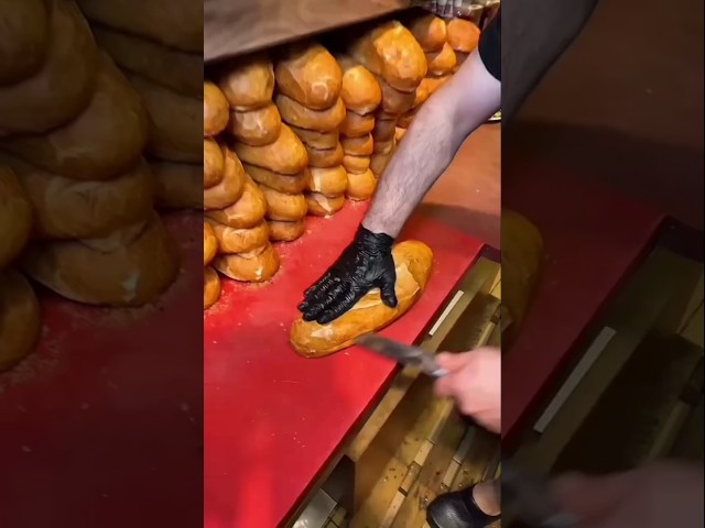 Bakery Bread Cutting That Feels So Good to Watch #food #shorts