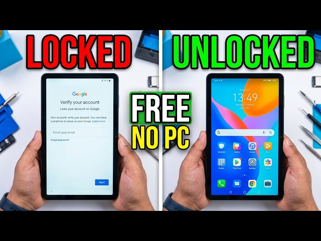 Honor Pad X7 FRP Unlock without PC