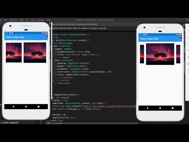 Flutter Image Slider: Flutter carousel slider-animation (urdu/hindi)