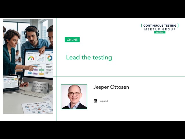 Lead the testing