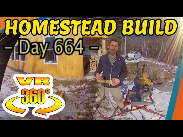 Homestead Building - Hiding Preps with Oozing Eyes, Using a Jig to Speed Up Cutting