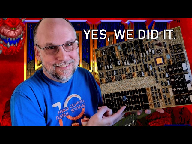 We ran Doom on a 40 year old printer controller (Agfa Compugraphic 9000PS)