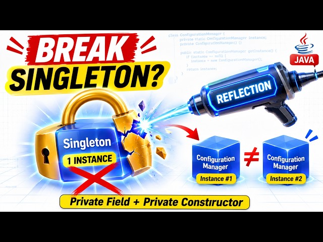Can We Break Singleton in Java? | Reflection Explained with a Practical Example