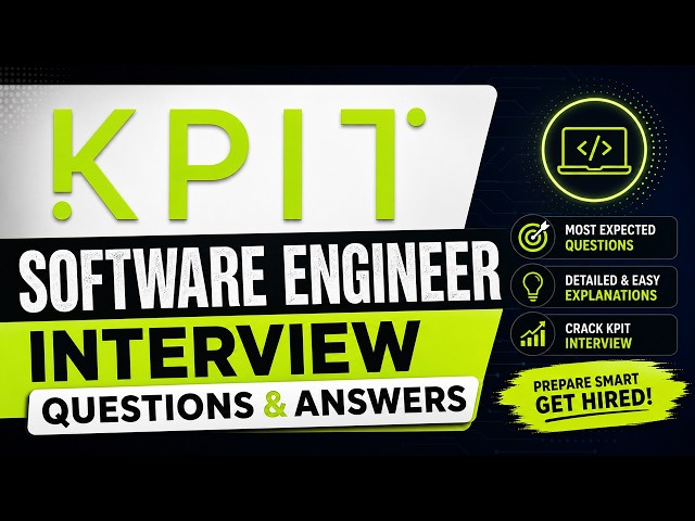 KPIT Software Engineer Interview Questions & Answers