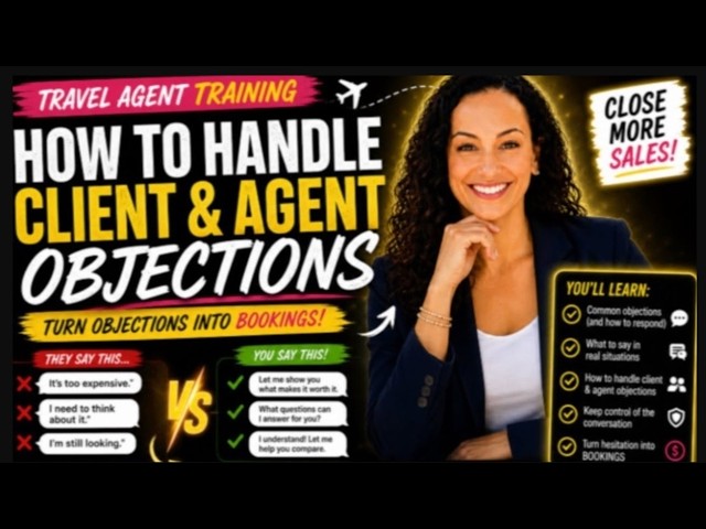 How to Handle Client & Agent Travel Objections 😳 LIVE REPLAY
